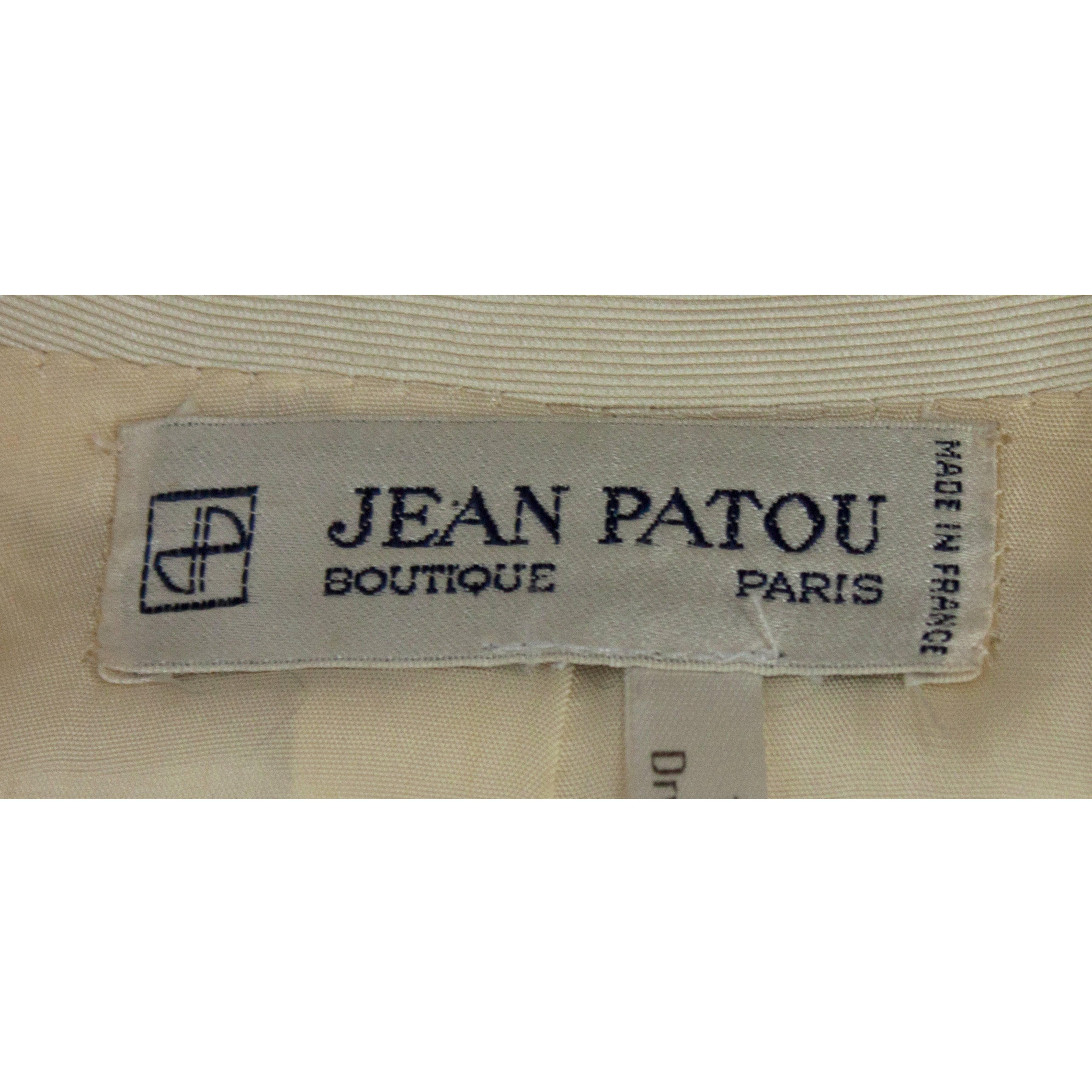 Cappotto in seta stile soutane di Jean Patou, circa anni '60 in vendita 2