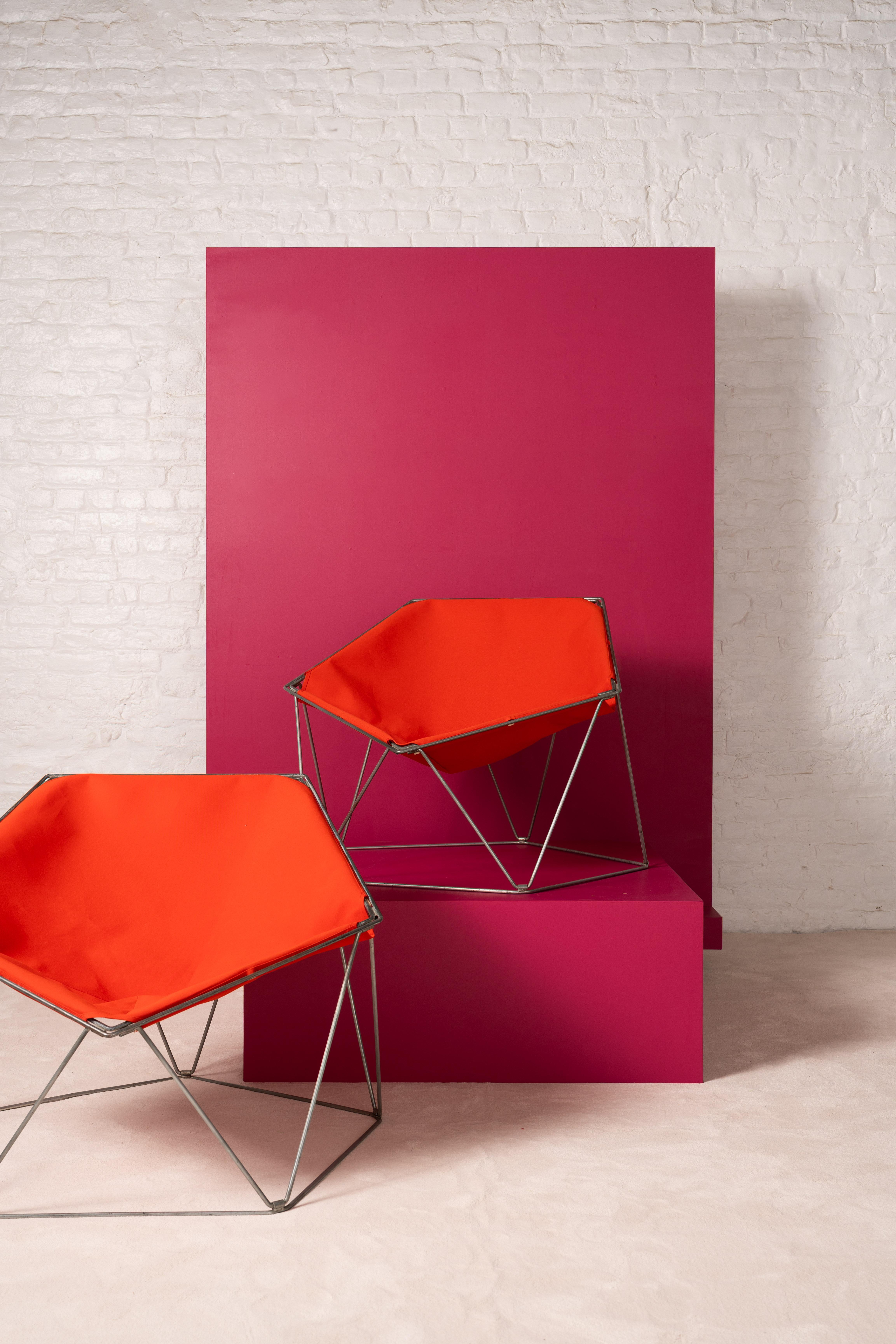 Métal Chaise JEAN-PAUL BARRAY 