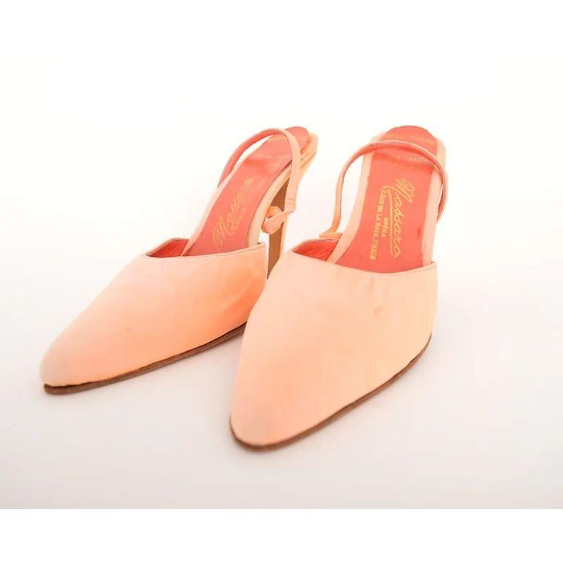 Jean Paul Gaultier 1980's Custom Runway Hand Made Neon Orange Heels For Sale 2