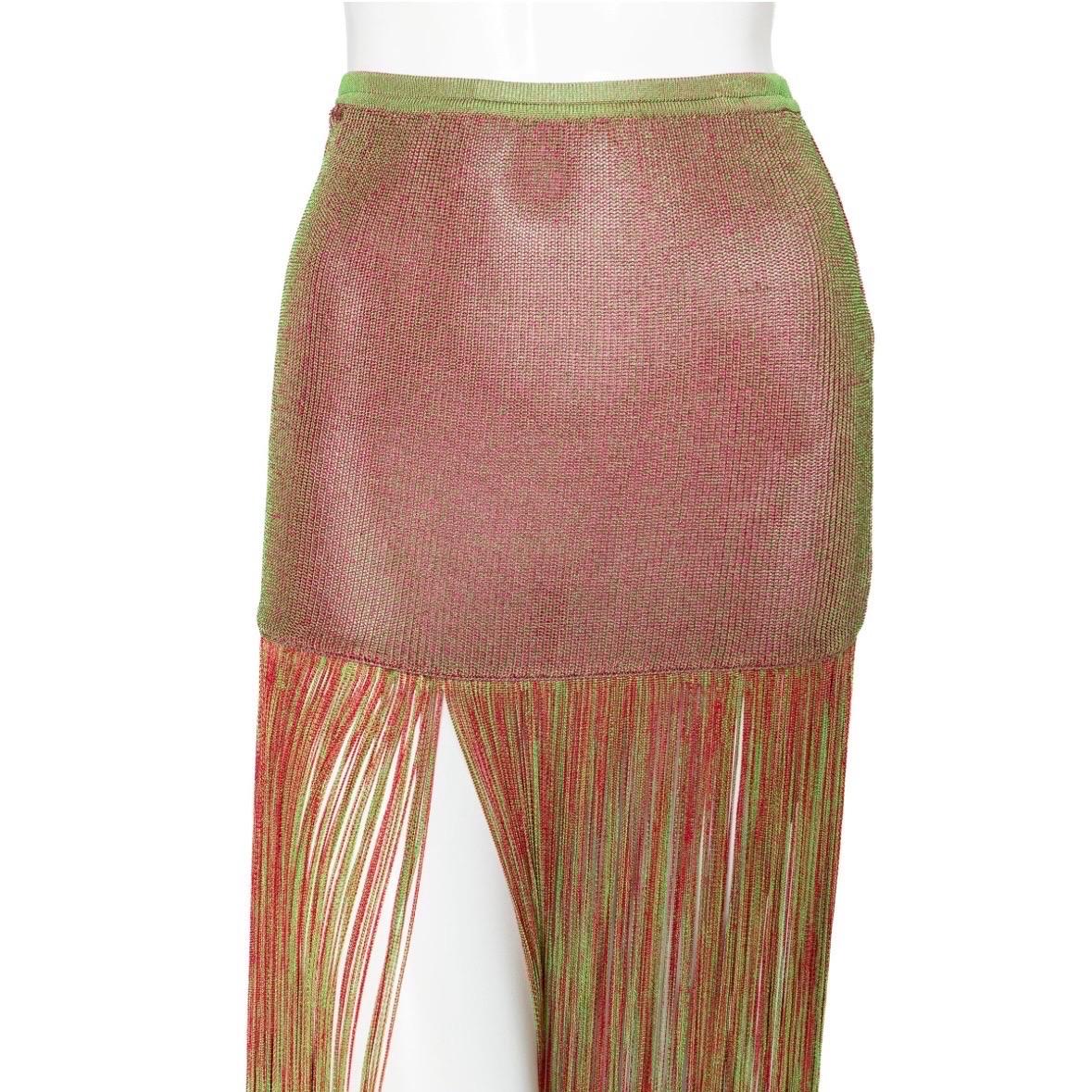 Jean Paul Gaultier 1980s Equator Fringed Three-Piece Set For Sale 2