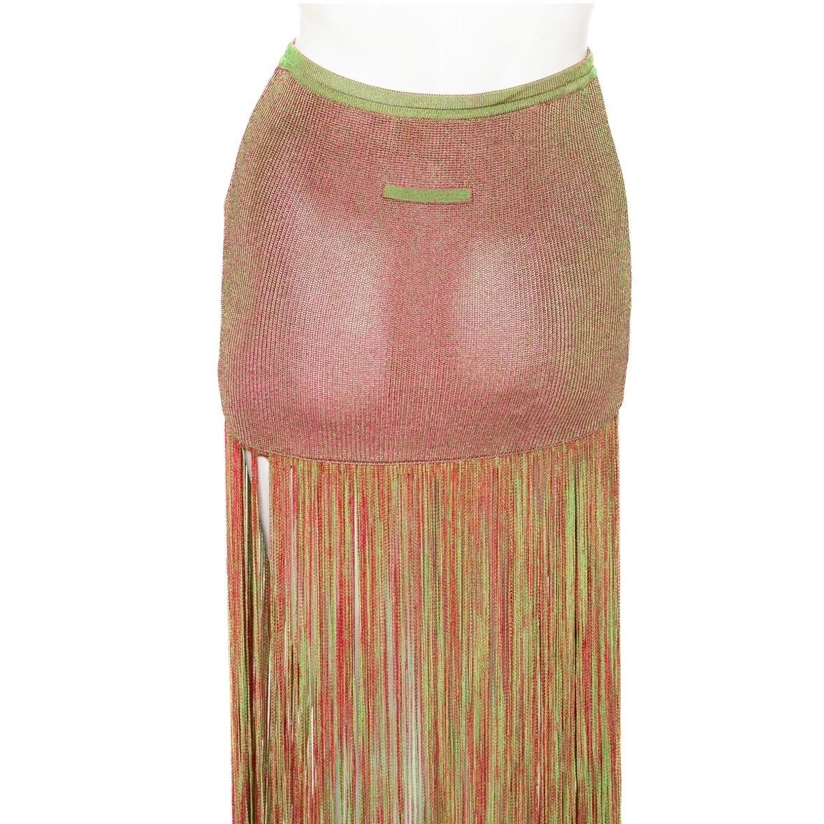 Jean Paul Gaultier 1980s Equator Fringed Three-Piece Set For Sale 3
