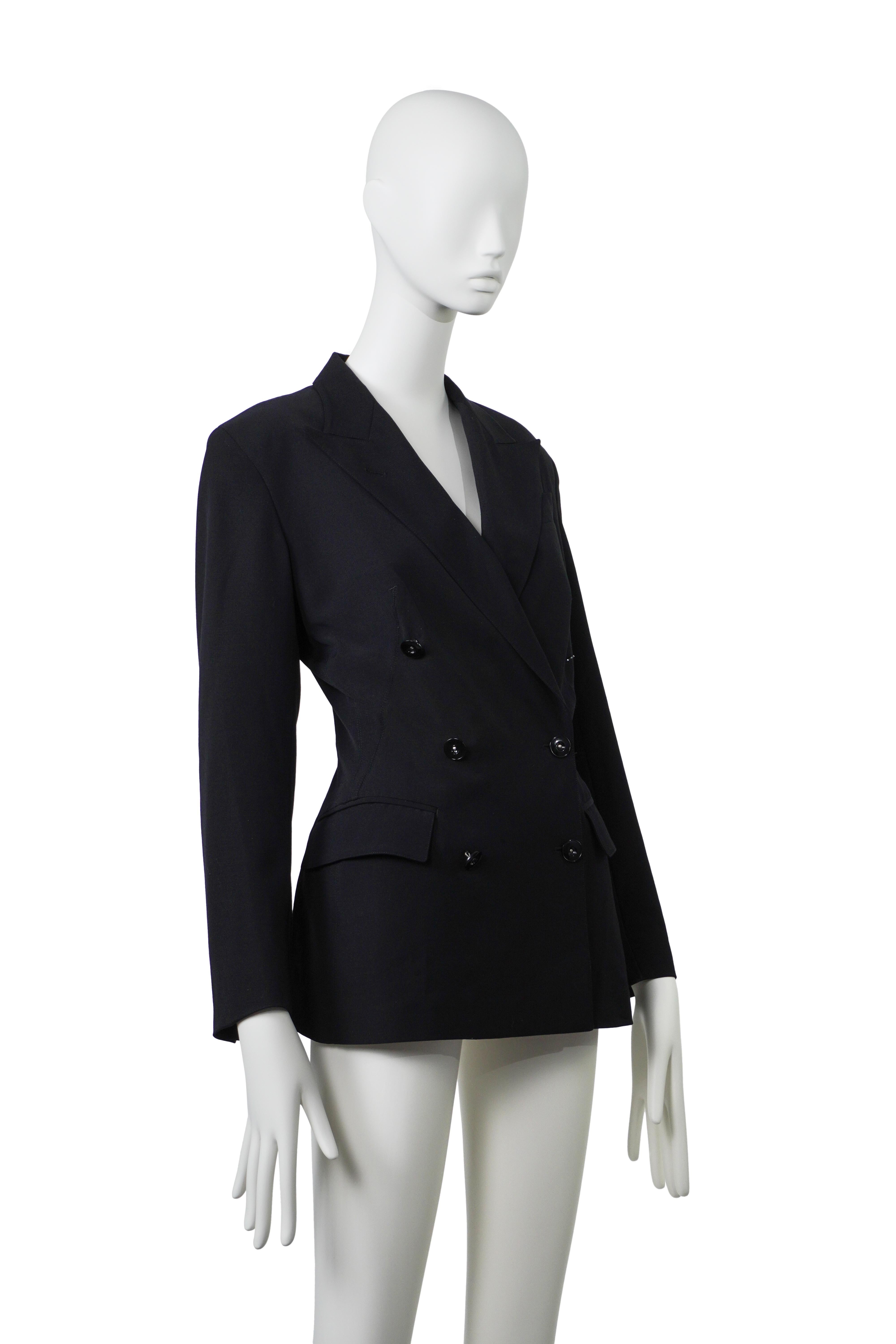 JEAN PAUL GAULTIER Blazer de encaje IT40 raro para coleccionistas de los años 90 en venta 6