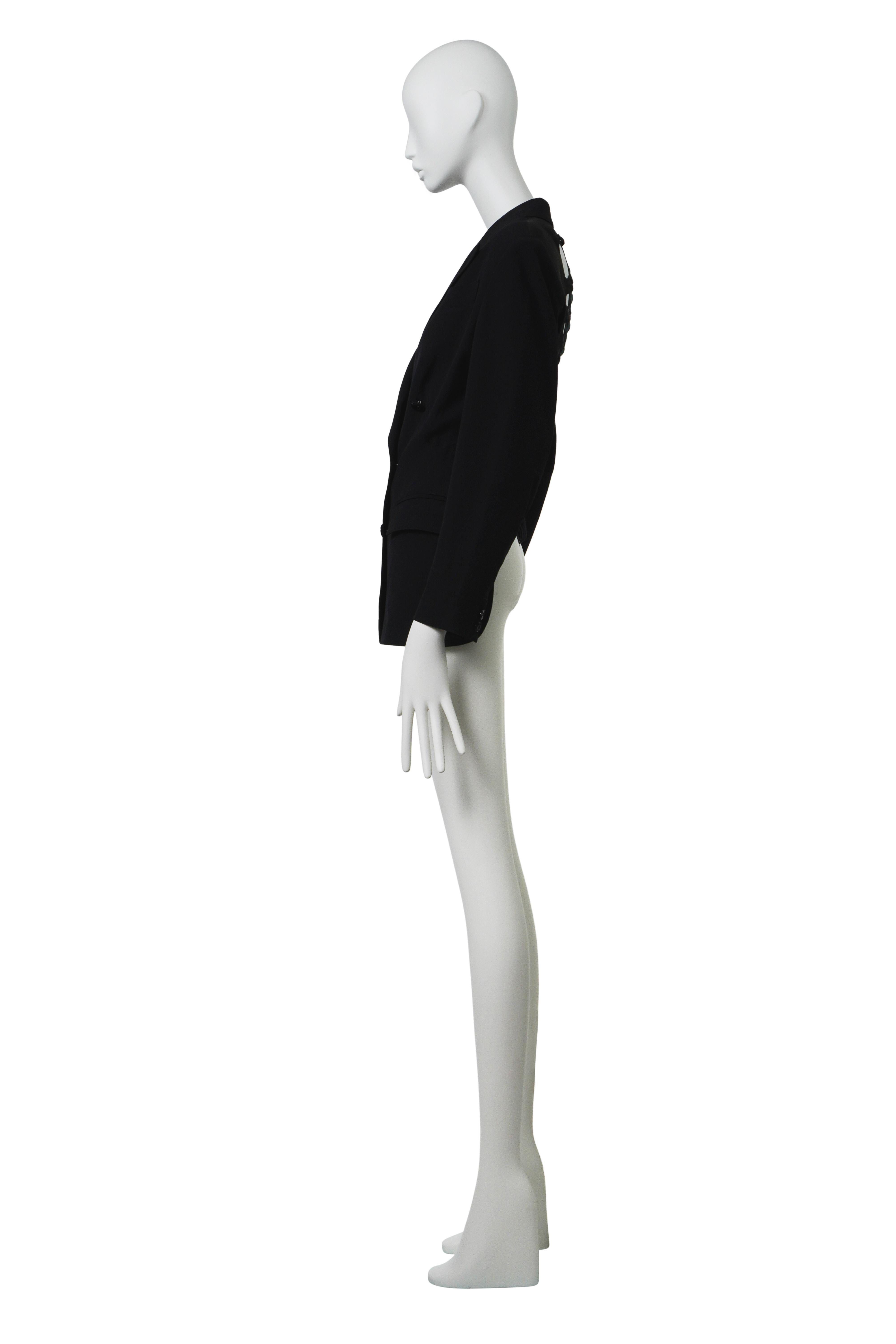 JEAN PAUL GAULTIER Blazer de encaje IT40 raro para coleccionistas de los años 90 en venta 1