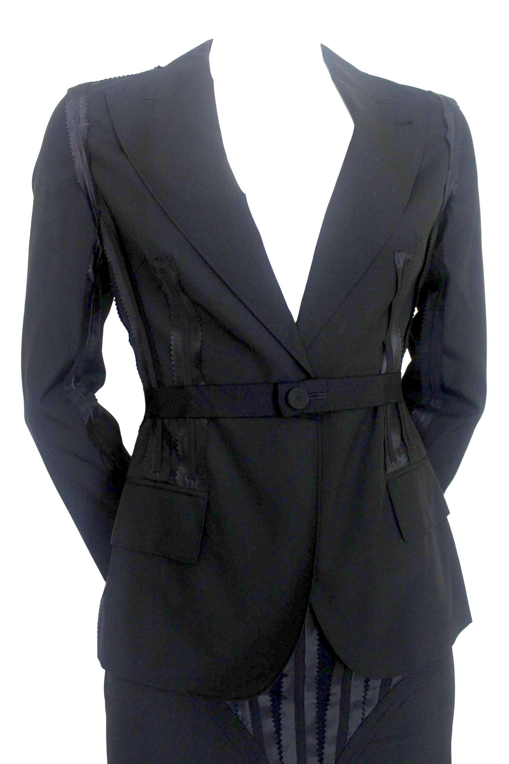 Jean Paul Gaultier 1990s Corset Jacket and Skirt Suit 6