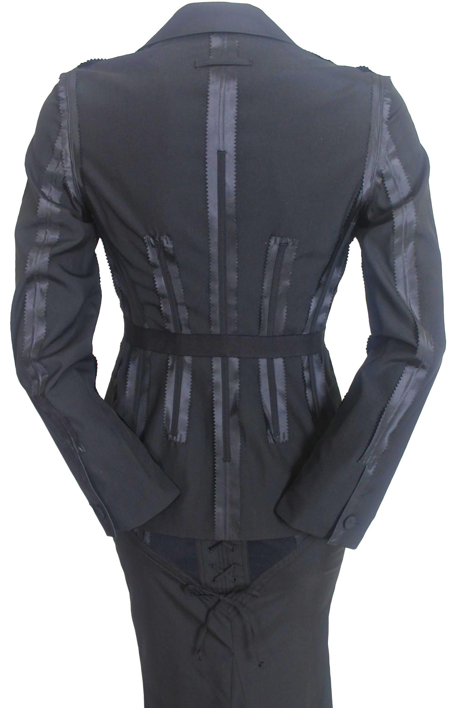 Jean Paul Gaultier 1990s Corset Jacket and Skirt Suit 1