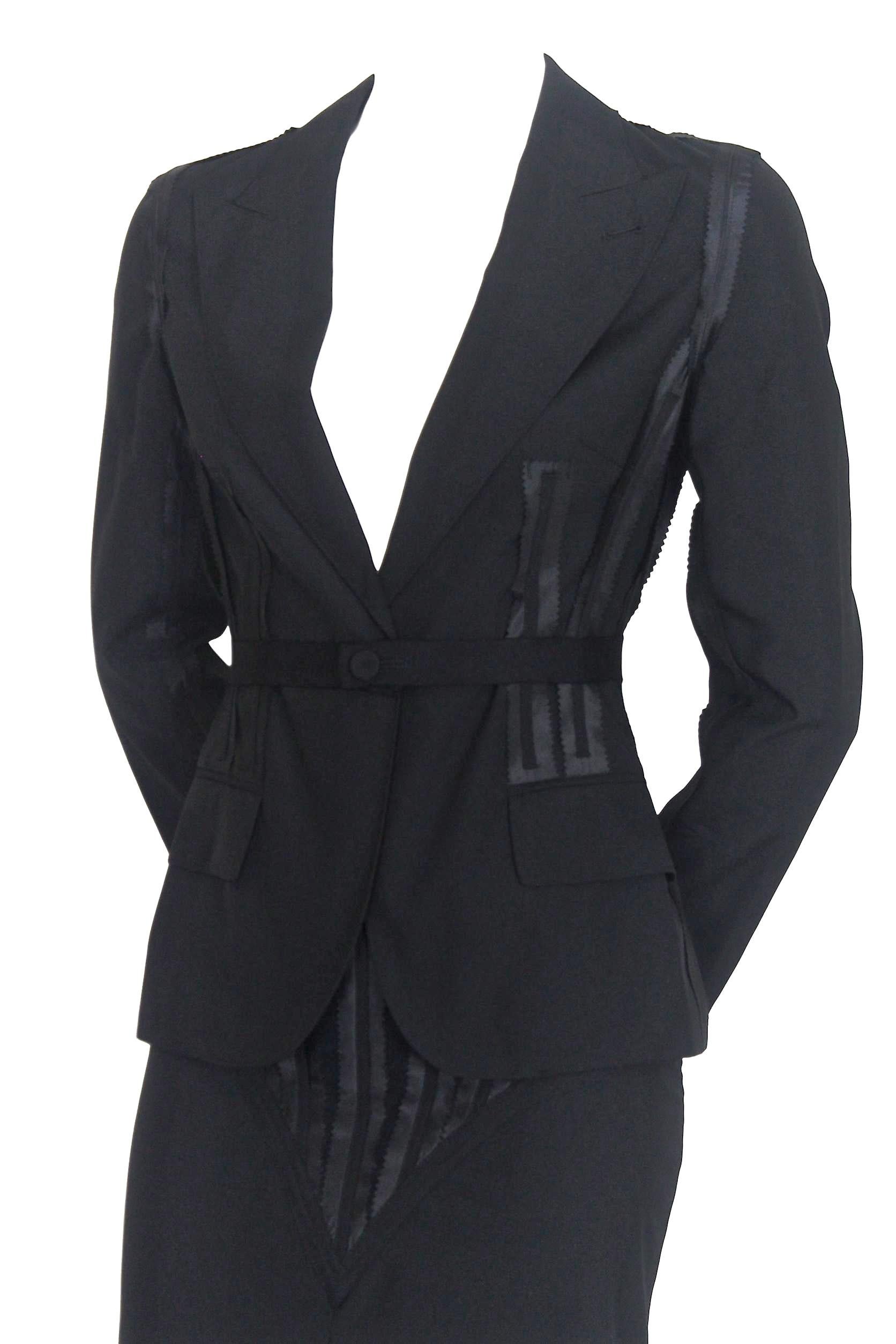 Jean Paul Gaultier 1990s Corset Jacket and Skirt Suit 3