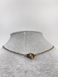 Jean Paul Gaultier 1990's Staff Sample Crucifixion Necklace