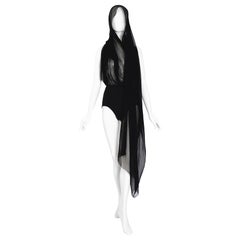 Culotte vintage anni '90 di Jean Paul Gaultier con top a sciarpa convertibile annesso