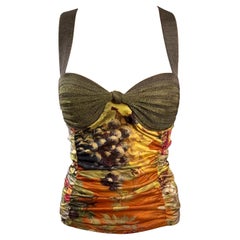 Jean Paul Gaultier 1990
s Vintage Knit Bustier Top