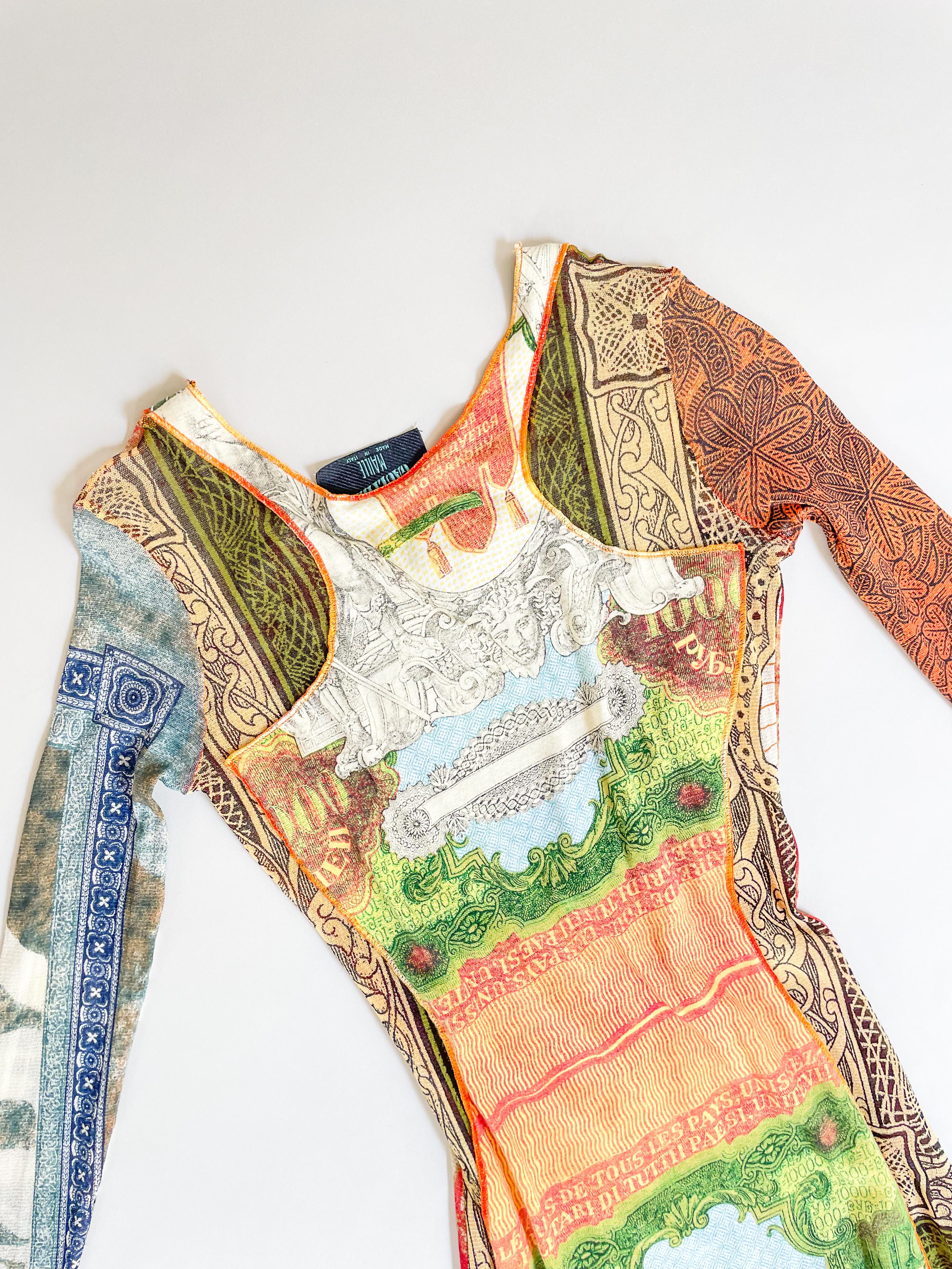 Women's or Men's Jean Paul Gaultier 1994 mesh reconstructed dress  For Sale