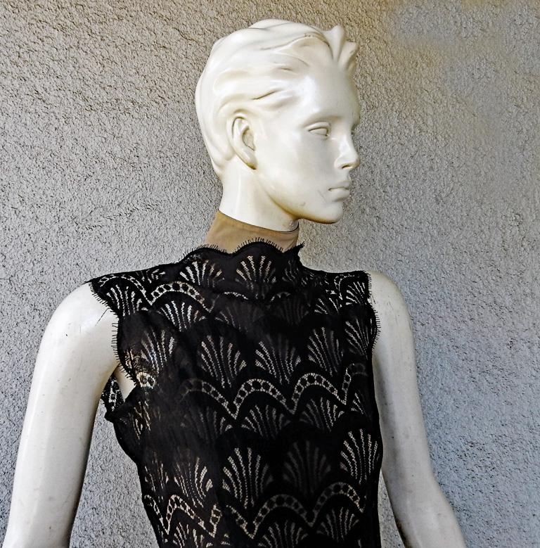Gray Jean Paul Gaultier 1995 Fin de Siècle Collection Runway Paris Dress For Sale