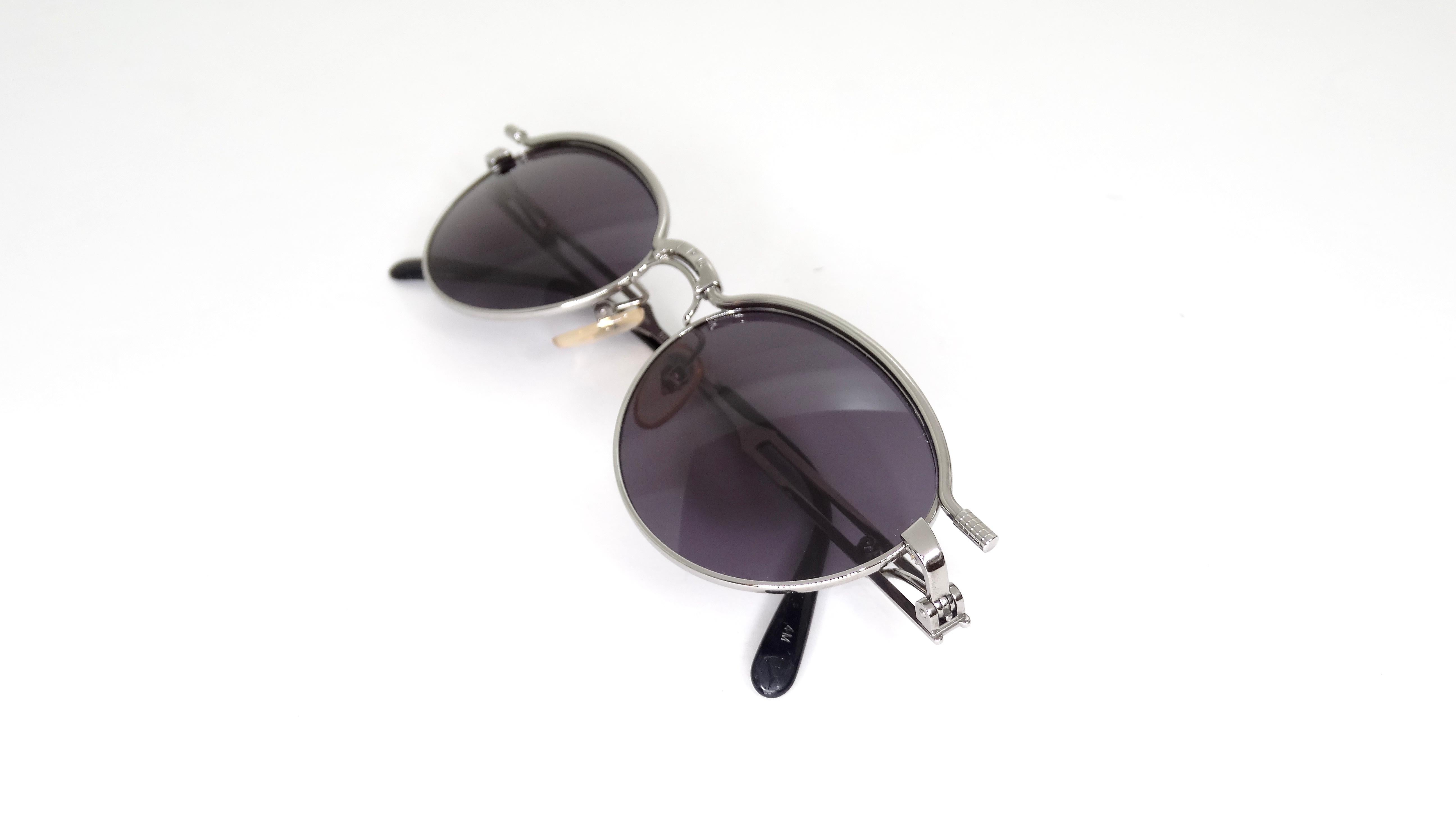 Gray Jean Paul Gaultier 1995 Sunglasses  For Sale
