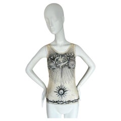 Jean-Paul Gaultier débardeur vintage Safe Sex for Ever 1996