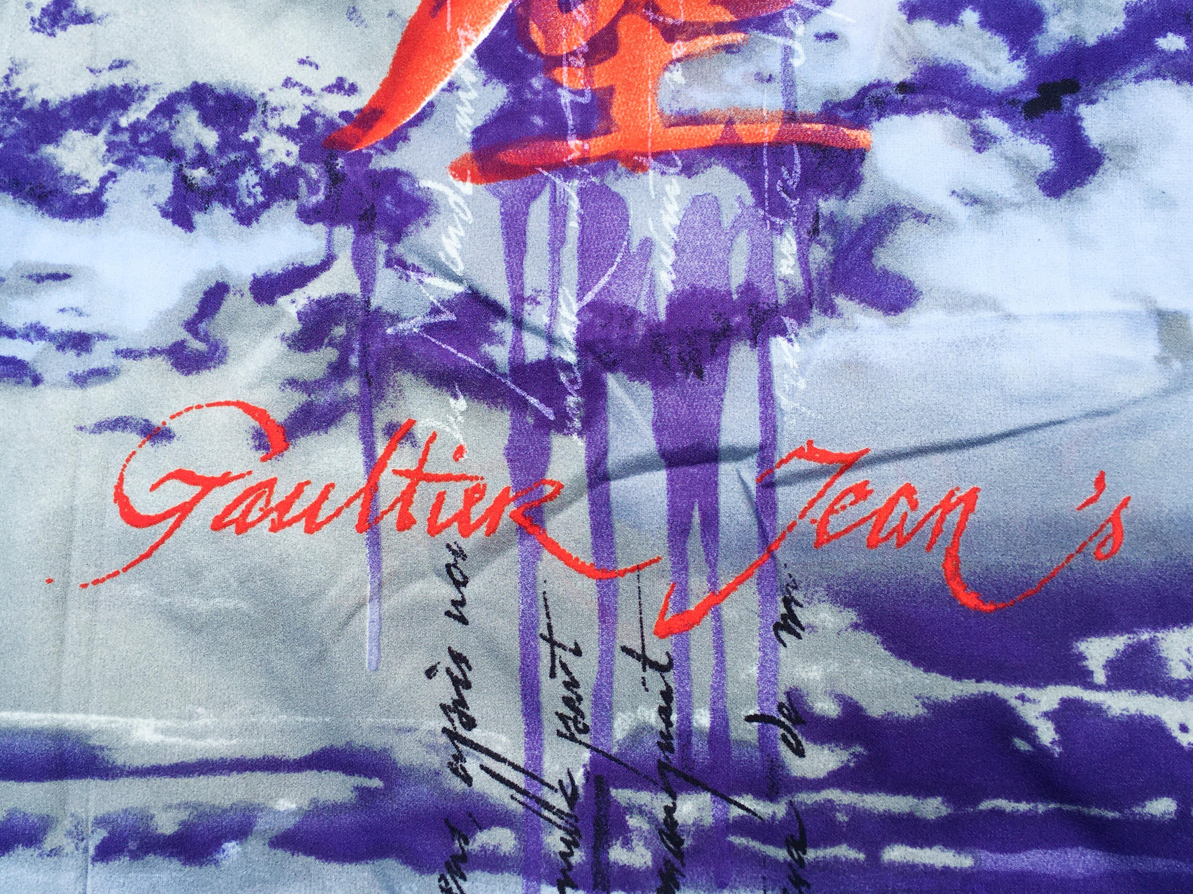 Jean Paul Gaultier 1997 Fashion & Culture Japanese Tattoo  Maxi Dress For Sale 5