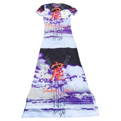 Jean Paul Gaultier 1997 Fashion & Culture Japanese Tattoo Maxi Dress