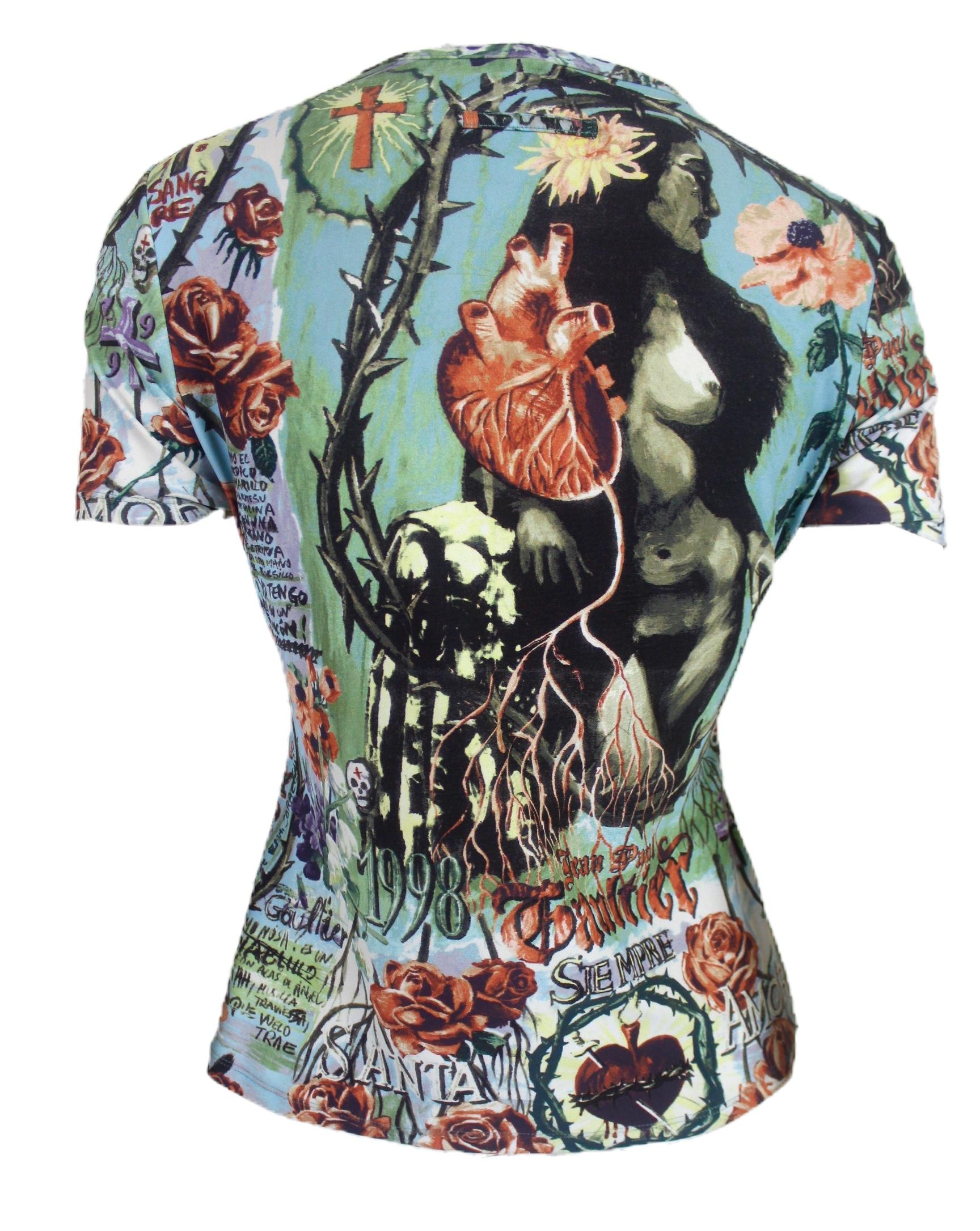 Jean Paul Gaultier 1998 Frida Kahlo T-Shirt 2