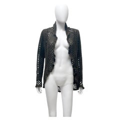 Jean Paul Gaultier 2000's Chaqueta de punto Hooled Marrón