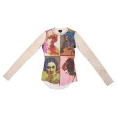 Camiseta de manga larga Jean Paul Gaultier 2002 Soleil Portraits