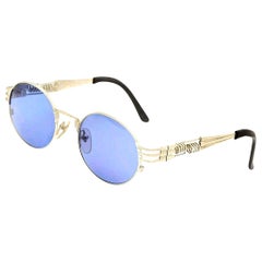 Jean Paul Gaultier 56-6106 Vintage Silver Sunglasses