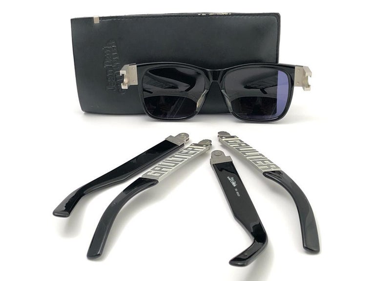 Jean Paul Gaultier 56 8002 Black Changeable Temples Collectors
