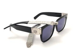 Jean Paul Gaultier 56 8002 Black Changeable Temples Collectors Item 1990 Japan