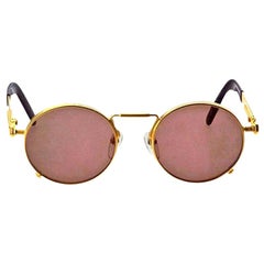 Jean Paul Gaultier 56-8171 Gold Vintage Sunglasses