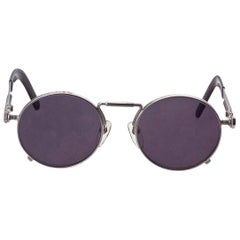 Vintage Jean Paul Gaultier 56-8171 Silver Sunglasses