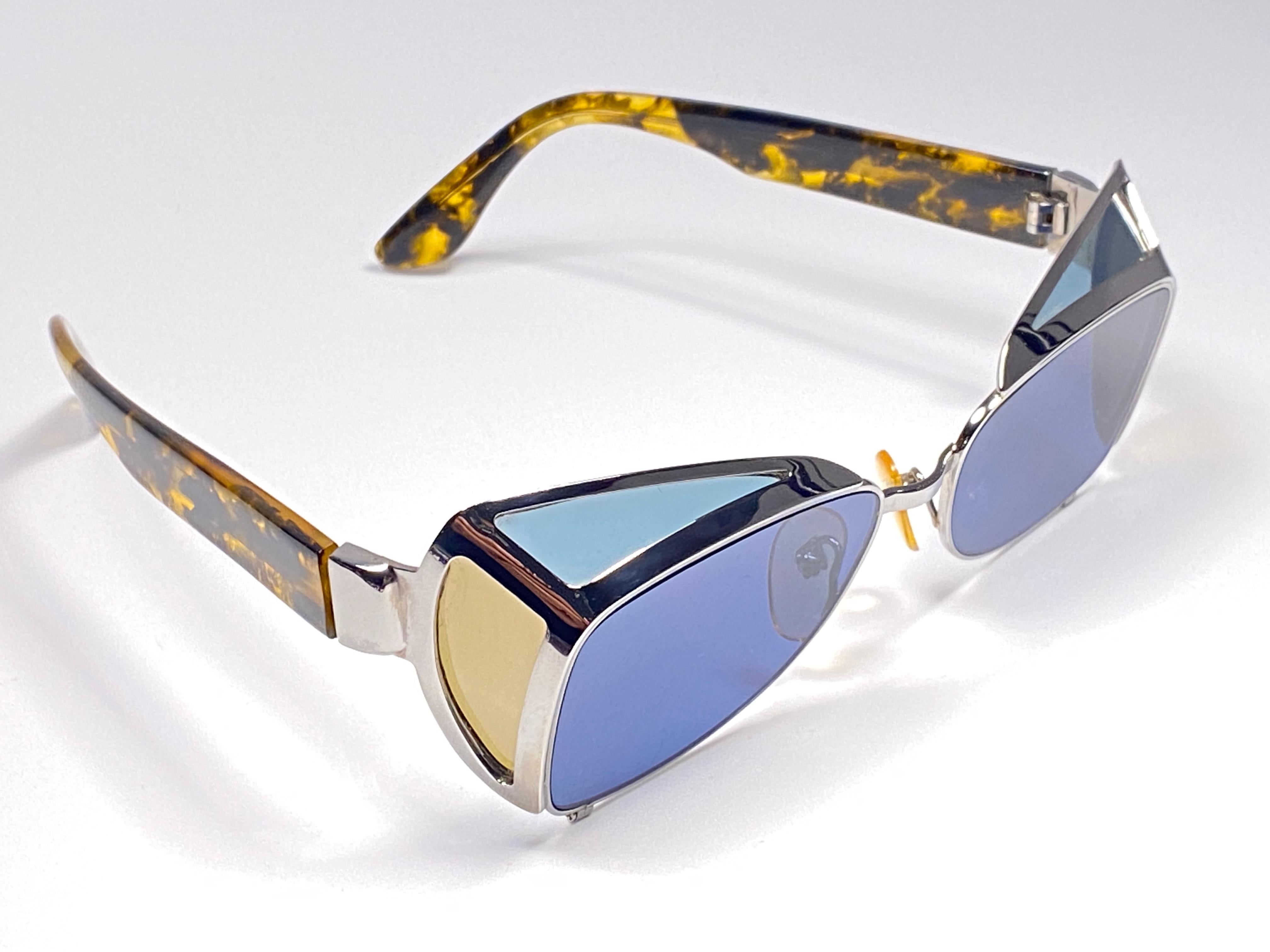 Jean Paul Gaultier 56 9272 Schildrahmen-Sammlerstück 1990er Japan-Sonnenbrille im Zustand „Hervorragend“ in Baleares, Baleares
