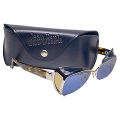 Gafas de sol Jean Paul Gaultier 56 9272 Montura Escudo Artículo de coleccionista Japón años 90