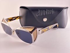 Jean Paul Gaultier 56 9202 Shield Frame Collectors Item 1990's Japan Sunglasses