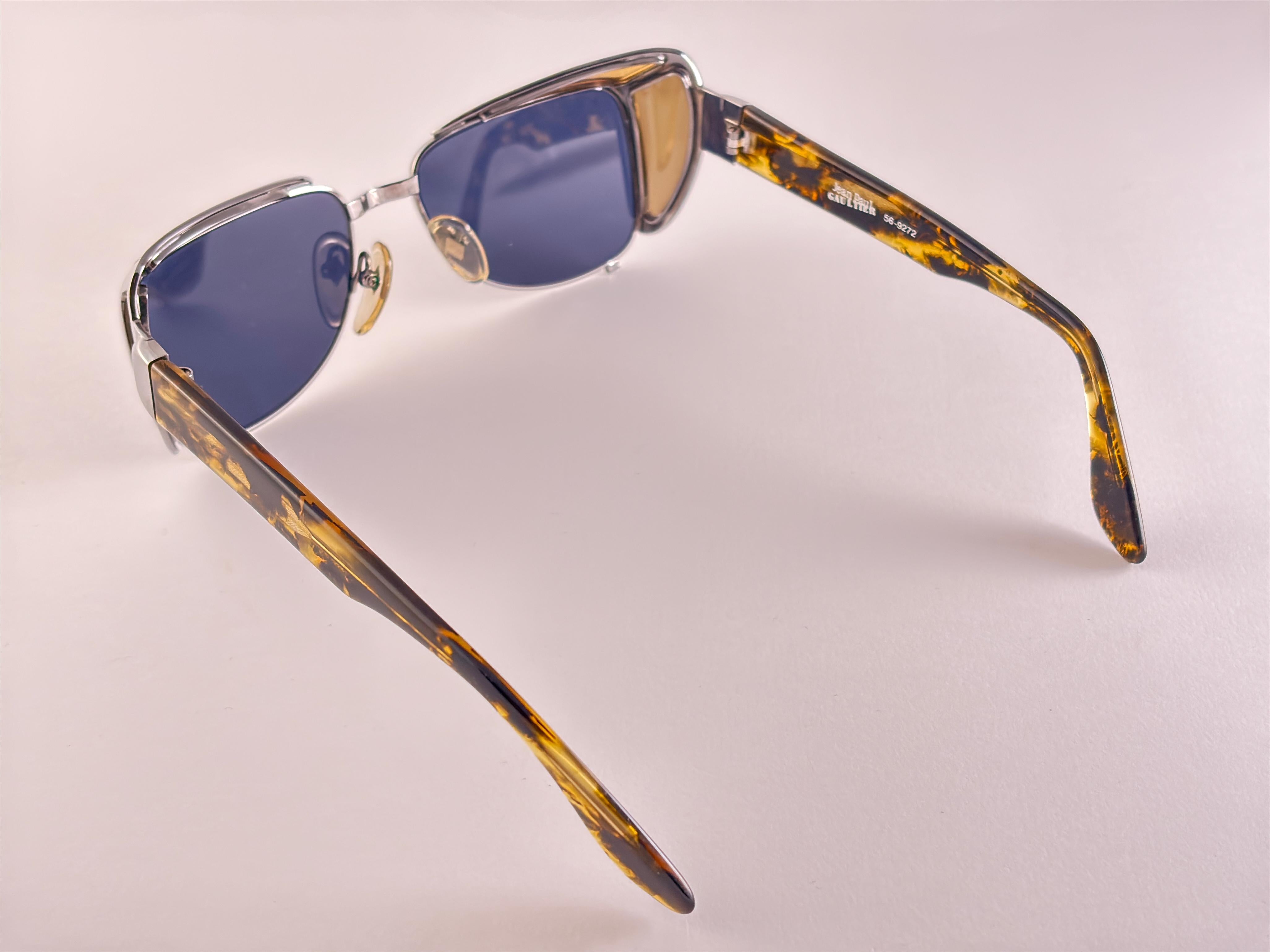 Occhiali da sole Jean Paul Gaultier 56 9202 con montatura a scudo da collezione anni '90 Giappone in vendita 1