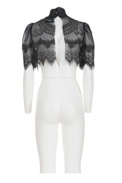 JEAN PAUL GAULTIER 90's Iconic lace crop shawl