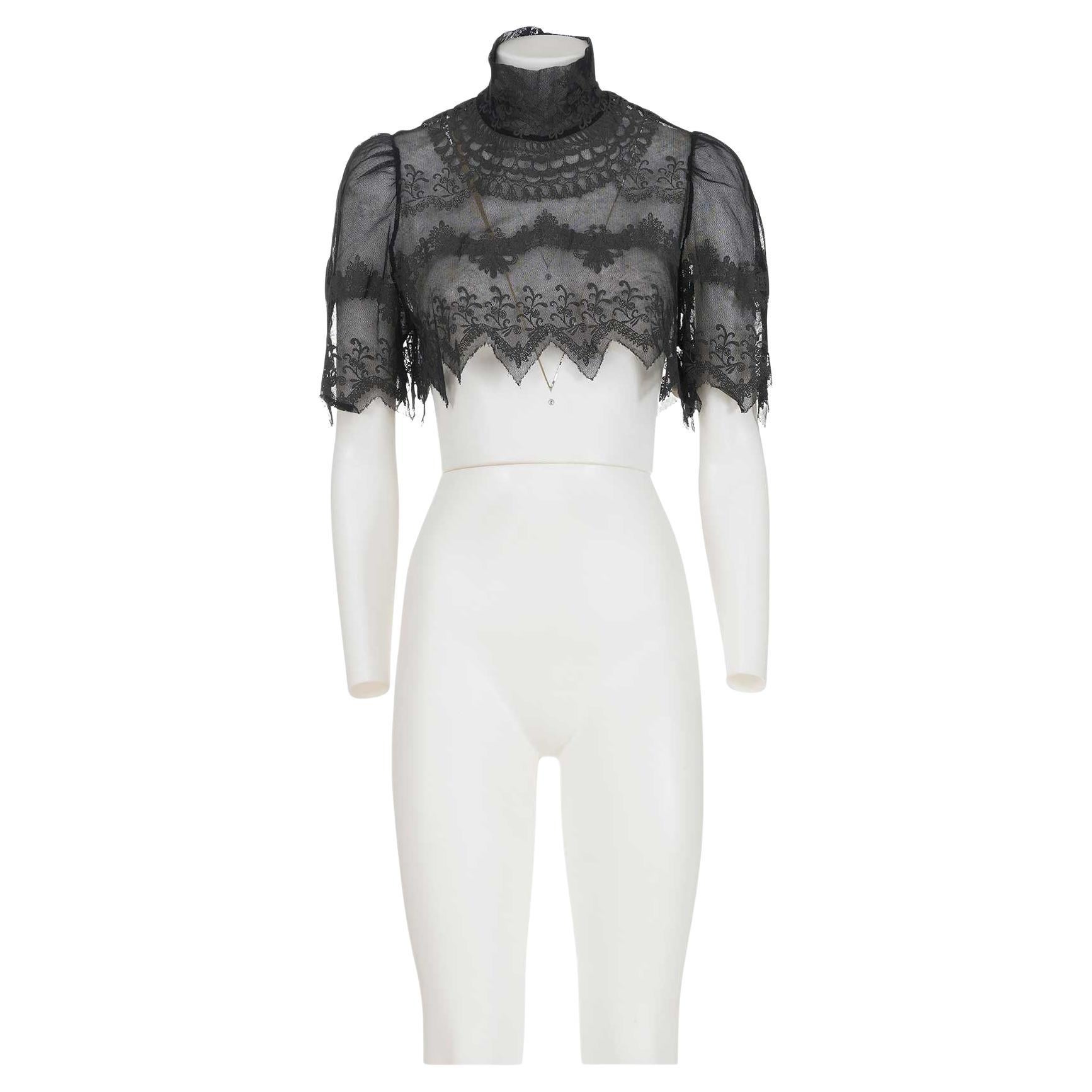 JEAN PAUL GAULTIER 90
s Iconique châle en dentelle