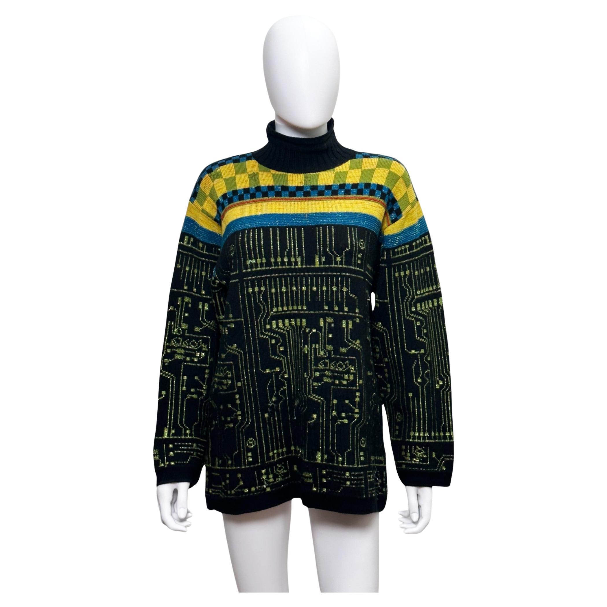 Jean Paul Gaultier A/W 1995 Cyber Wool Turtleneck