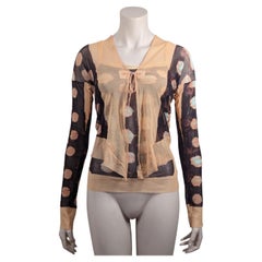 Jean Paul Gaultier Abstract Polka Dots Set Cardigan and Tank Top
