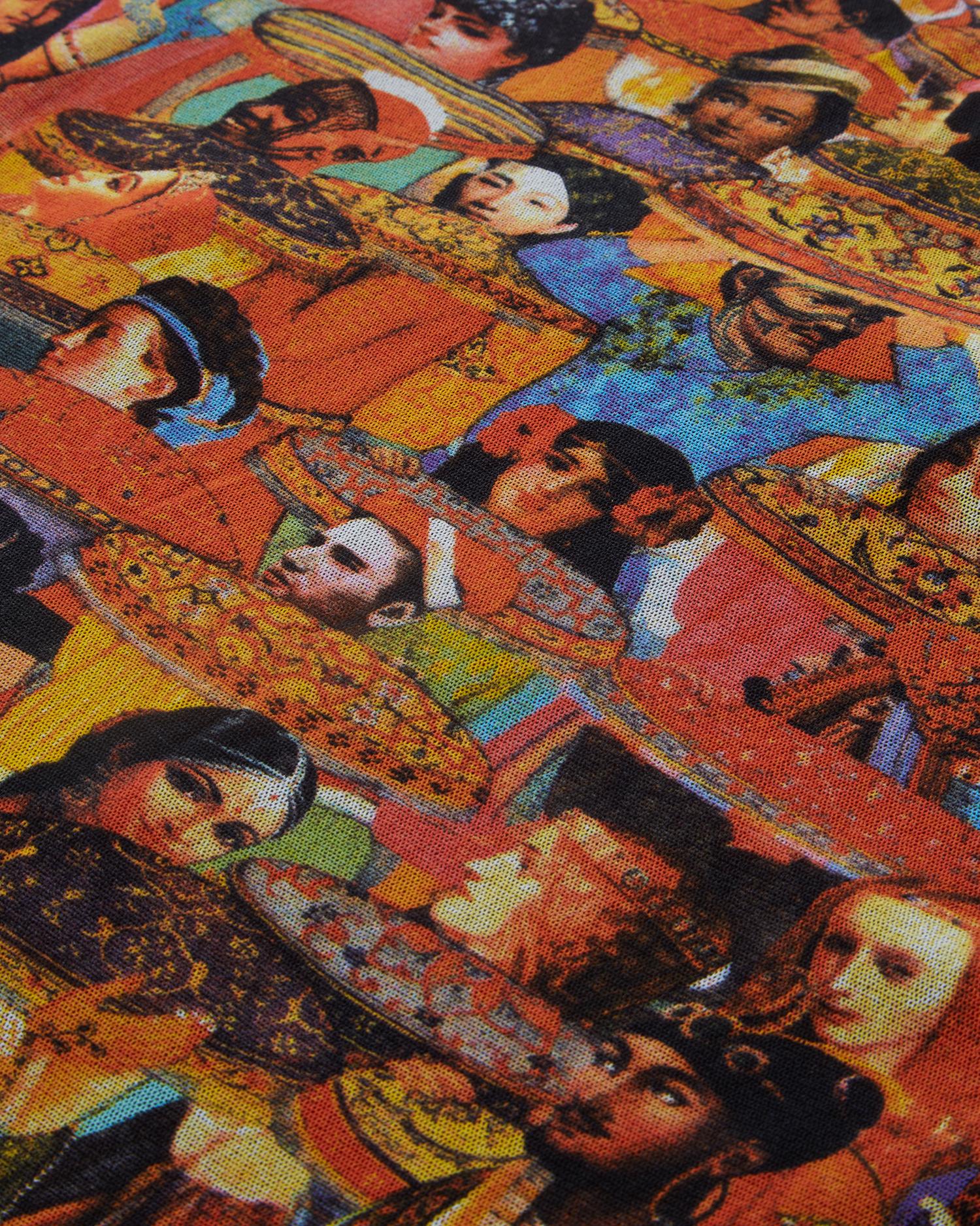 Robe longue en maille à imprimé asiatique Jean Paul Gaultier, début des années 2000 en vente 3