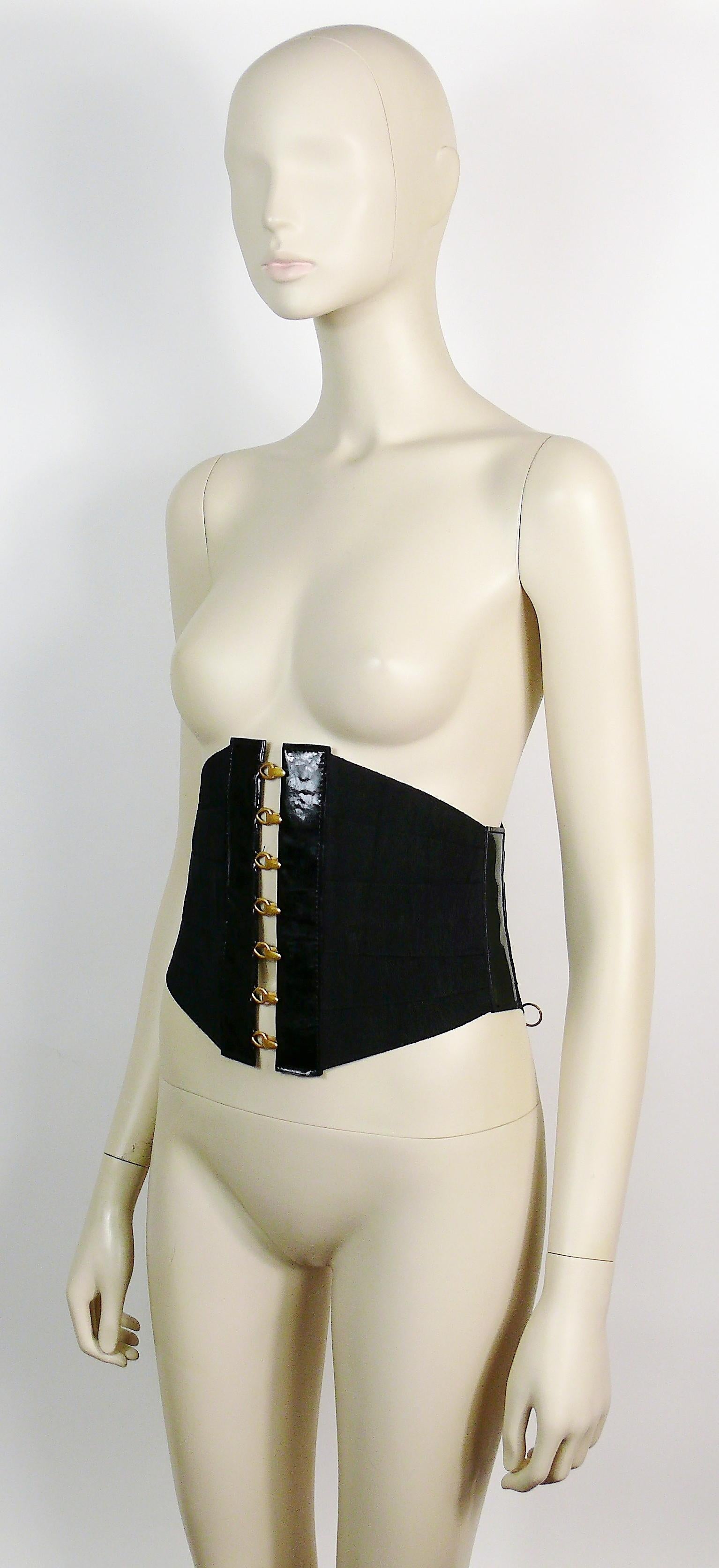 orange corset belt