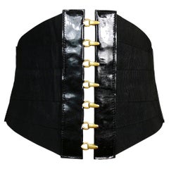 Ceinture corset à bandes vintage