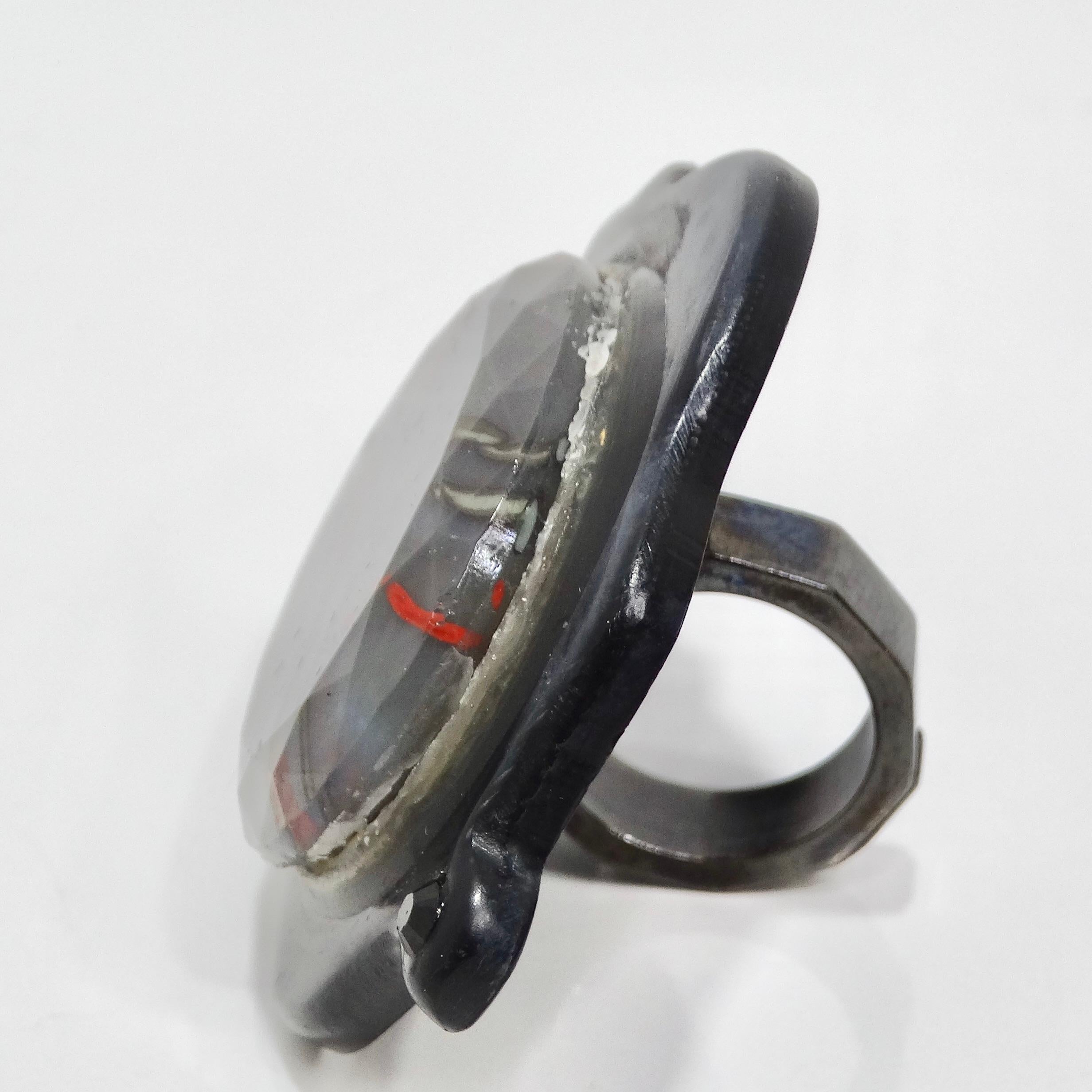 Jean Paul Gaultier Avant Garde Jumbo Statement Ring For Sale 1