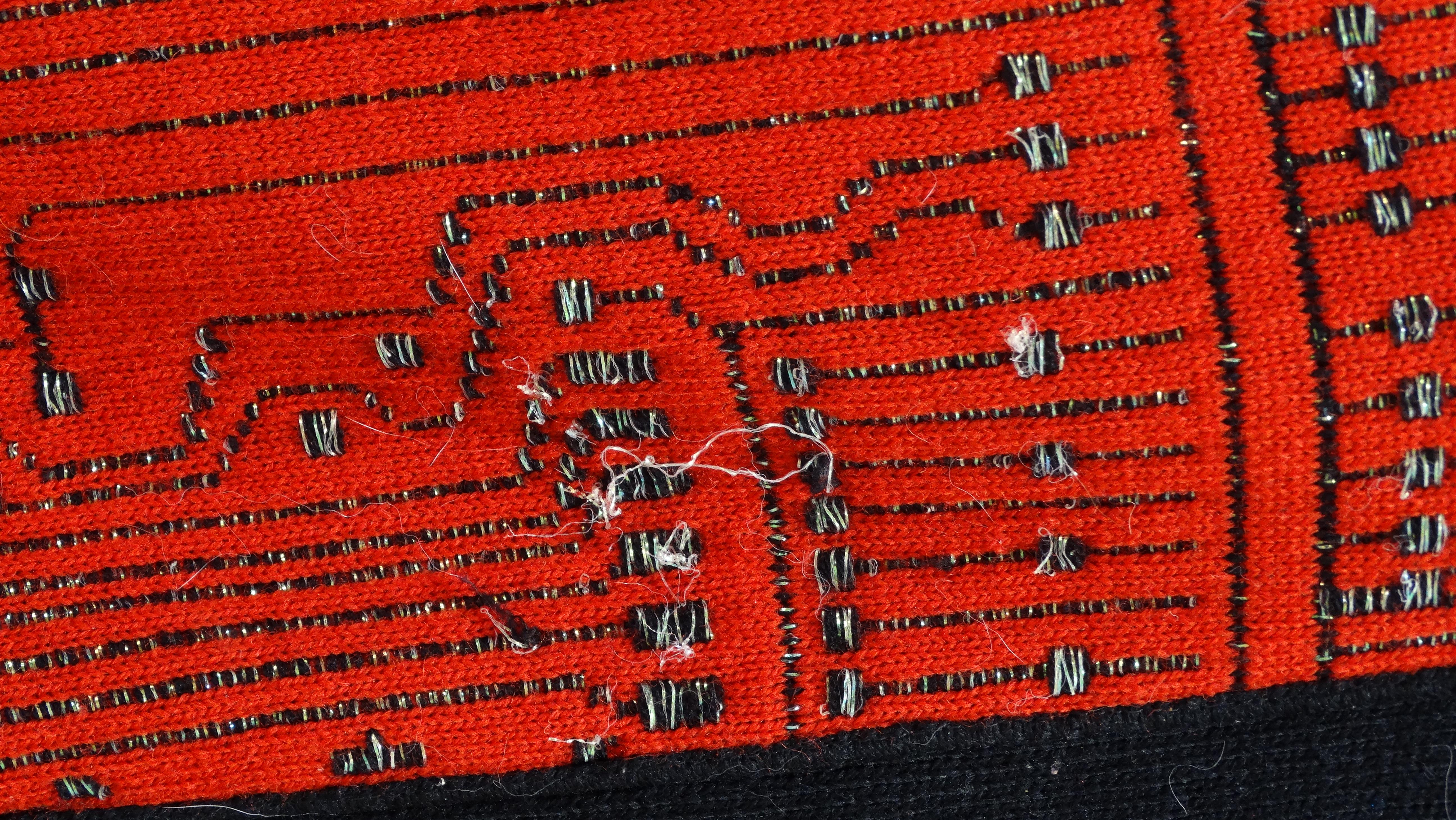 1995 gaultier circuit board sweater