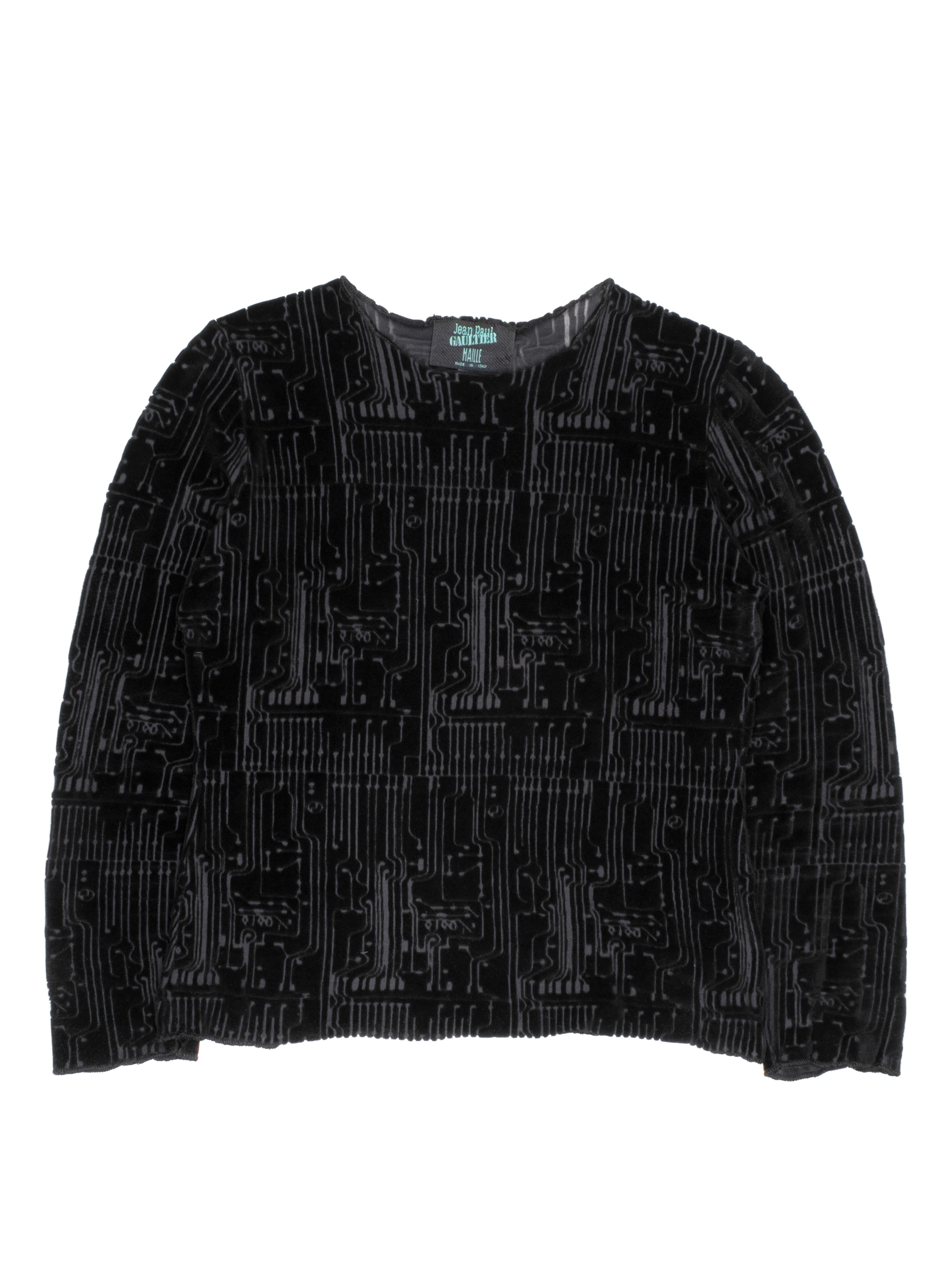 circuit board sweater from jean paul gaultier aw1995