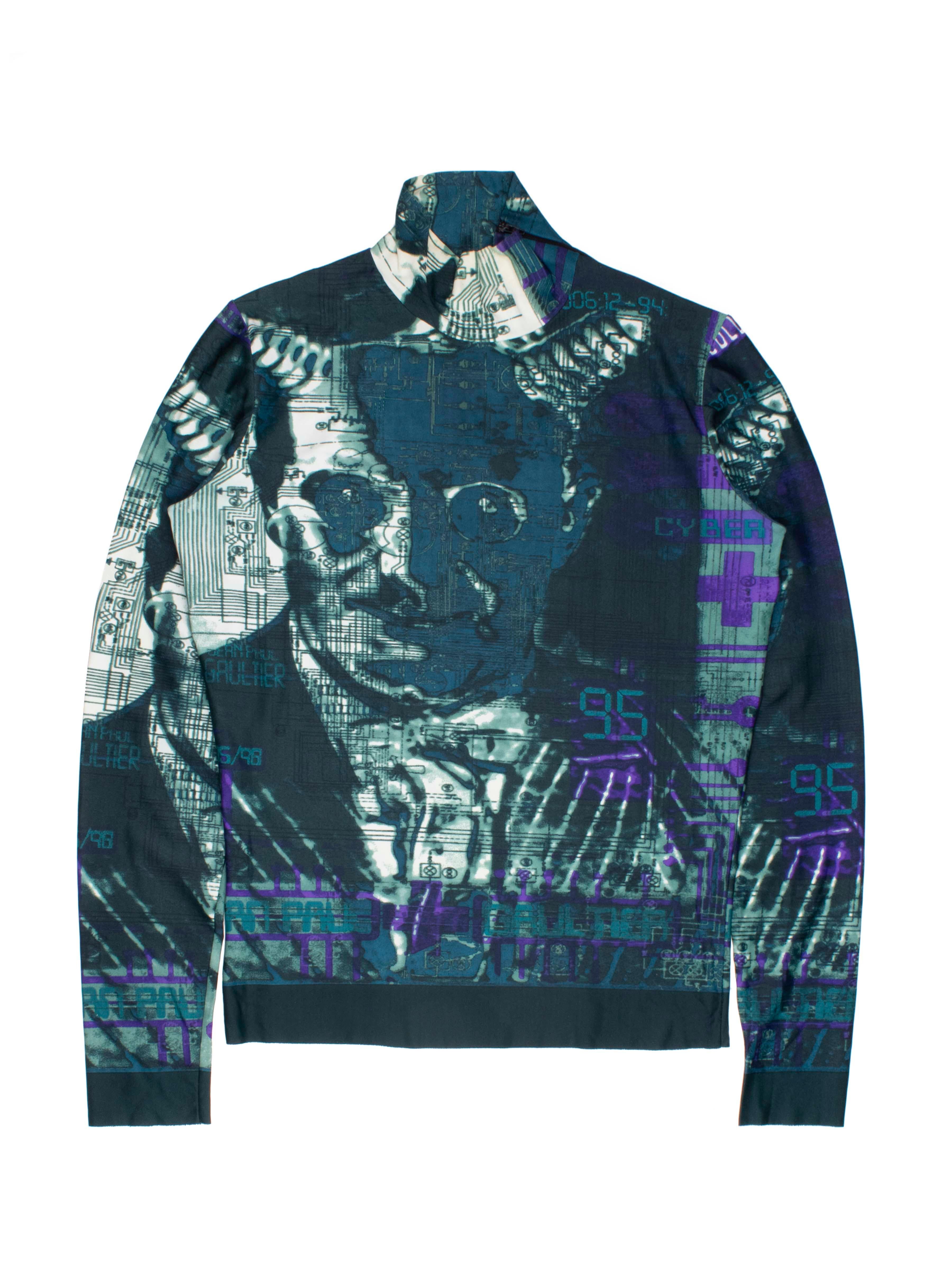circuit board sweater from jean paul gaultier aw1995