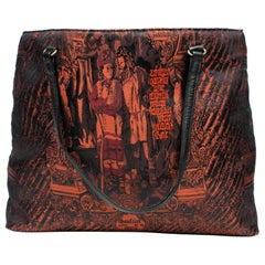 Jean Paul Gaultier AW1998 Jacquard Silk Tote Bag