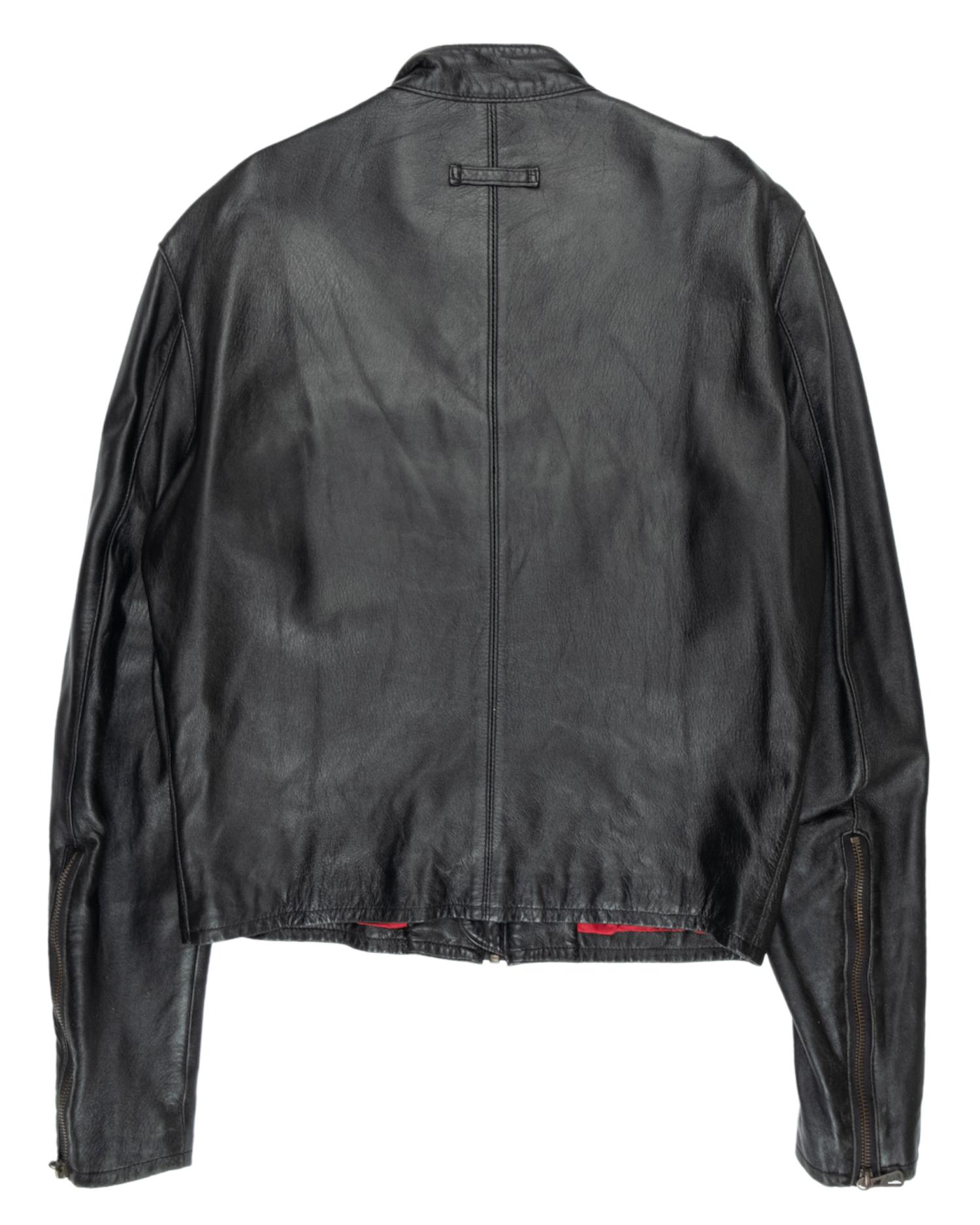 Men's Jean Paul Gaultier AW1999 Moto Leather Jacket