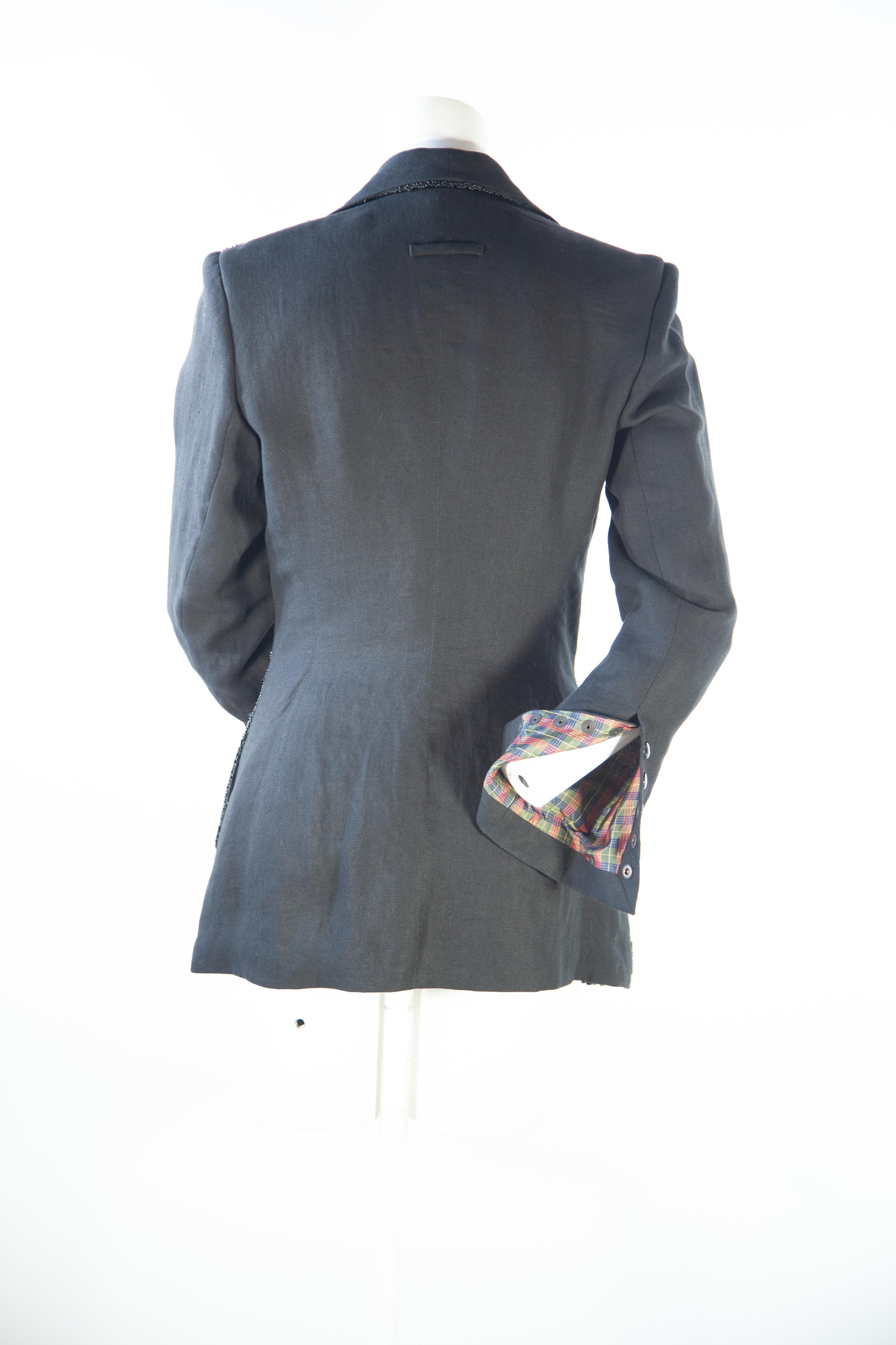 Jean Paul Gaultier Beaded Blazer  For Sale 1