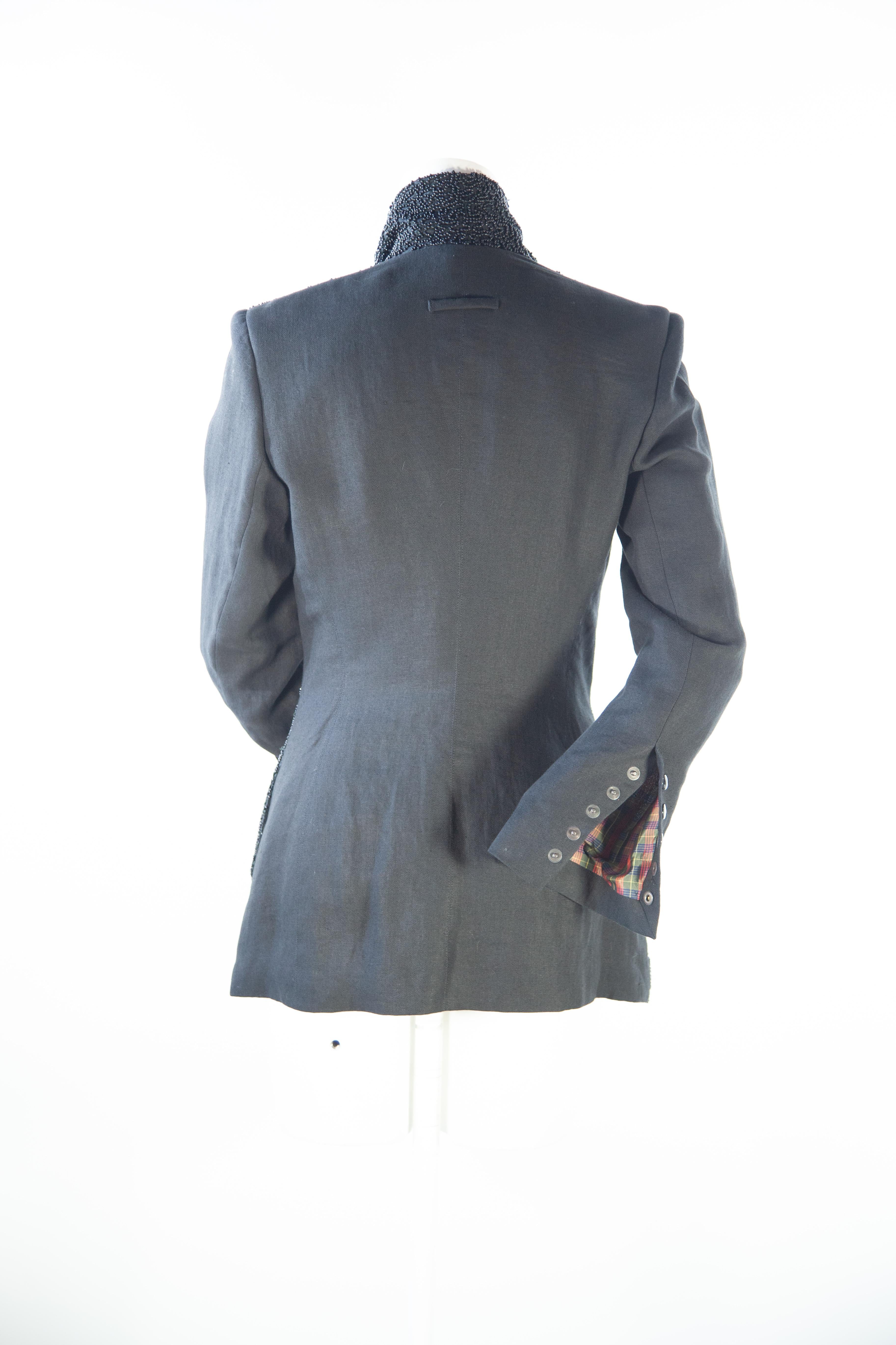 Jean Paul Gaultier Beaded Blazer  For Sale 4
