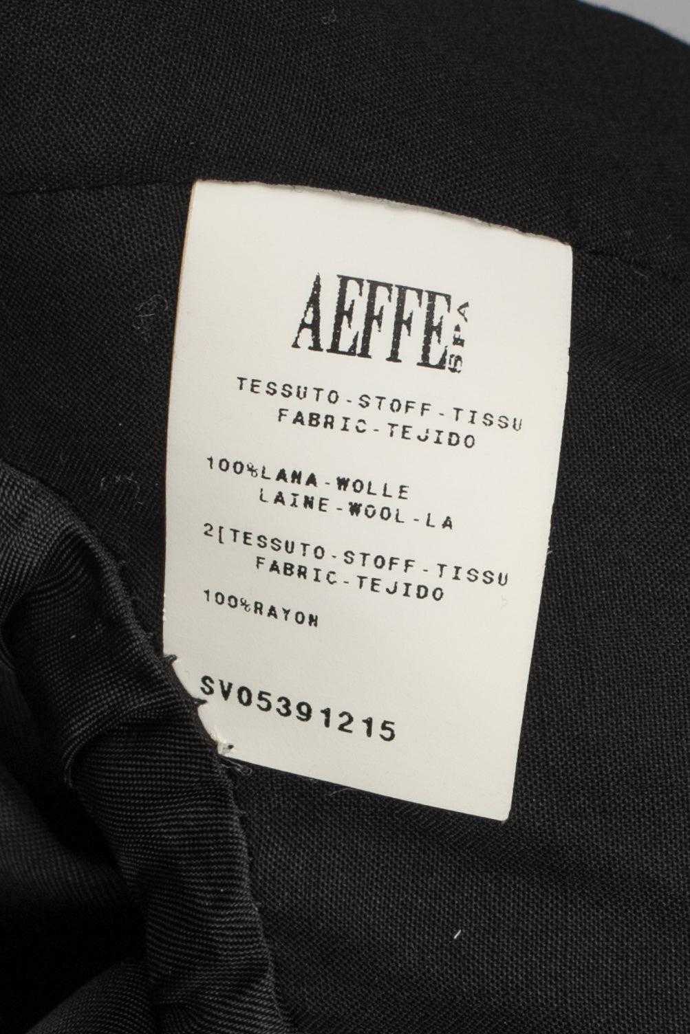 Jean Paul Gaultier Jeans, giacca in lana mista nera in vendita 3