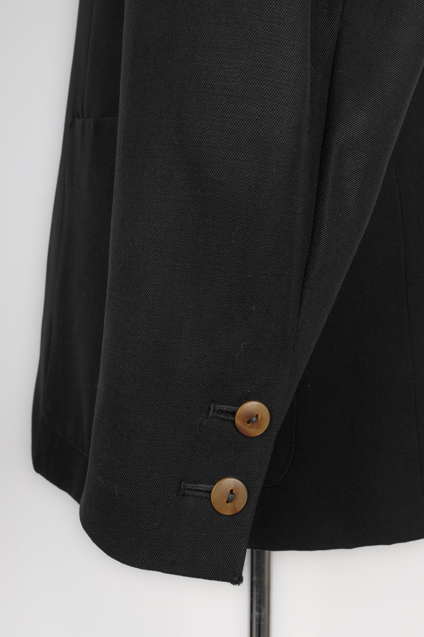 Jean-Paul Gaultier Black Canvas Men Jacket For Sale 3