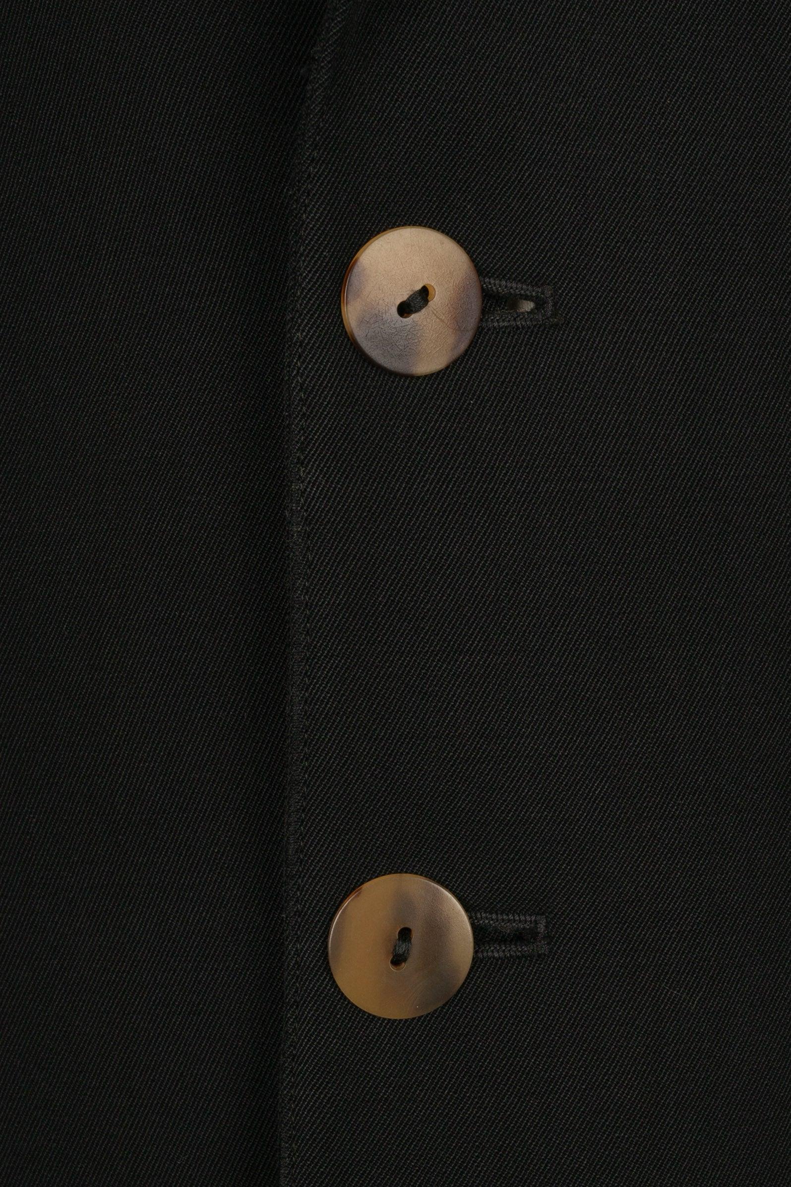 Jean-Paul Gaultier Black Canvas Men Jacket For Sale 4