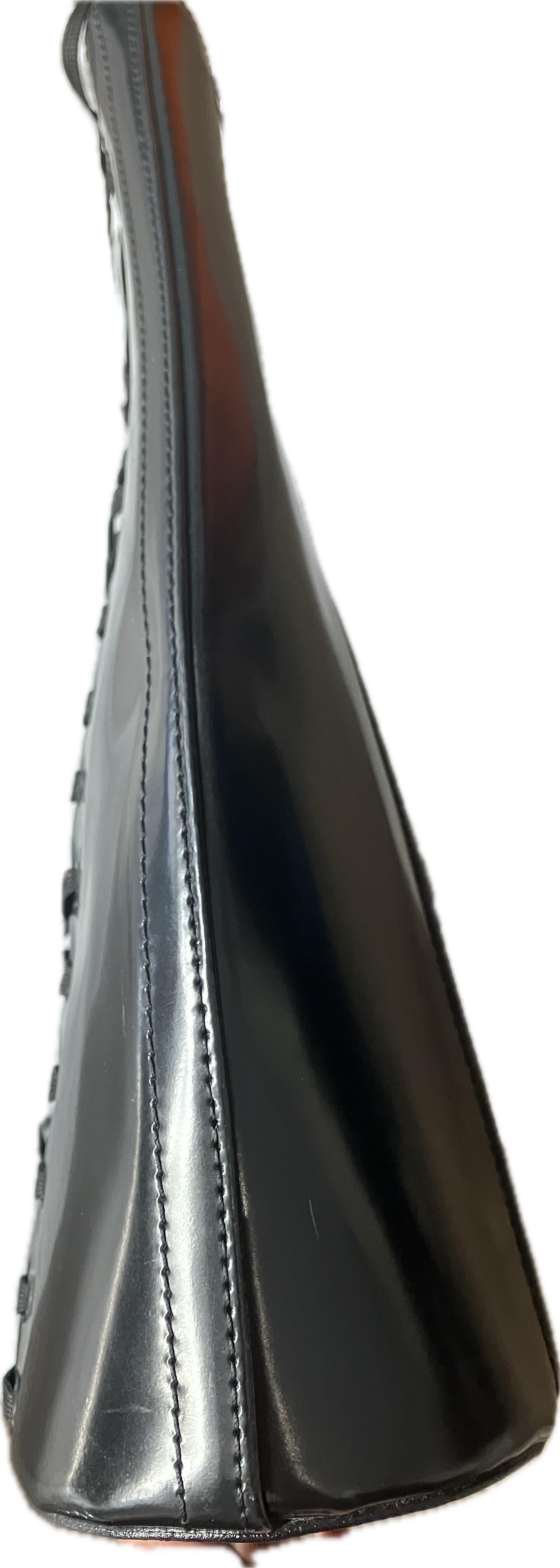 Jean Paul Gaultier Black Corset Leather Shoulder Bag For Sale 6